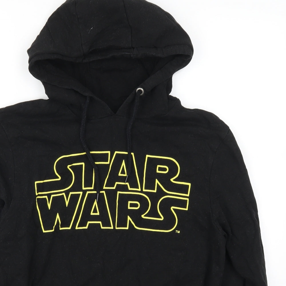 Cedar Wood State Mens Black   Pullover Hoodie Size M