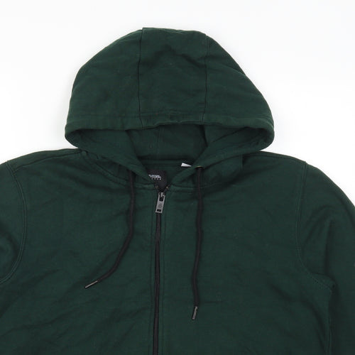 Burton Mens Green   Full Zip Hoodie Size M