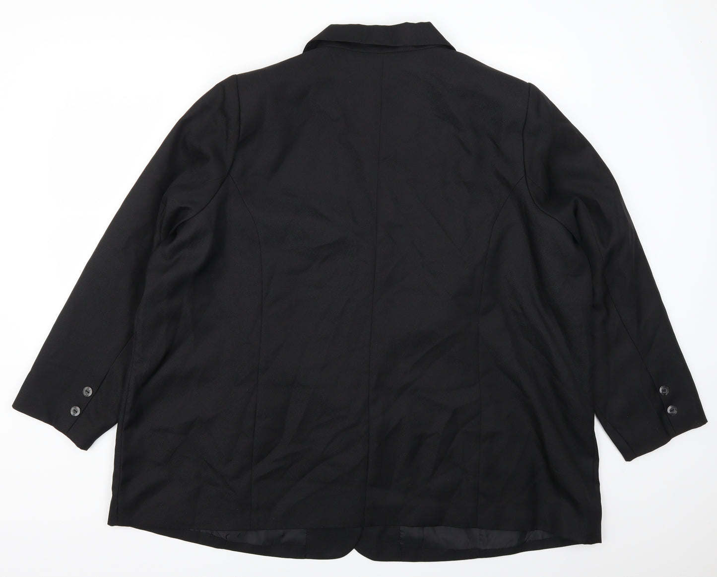 Daxon Womens Black   Jacket Suit Jacket Size 30