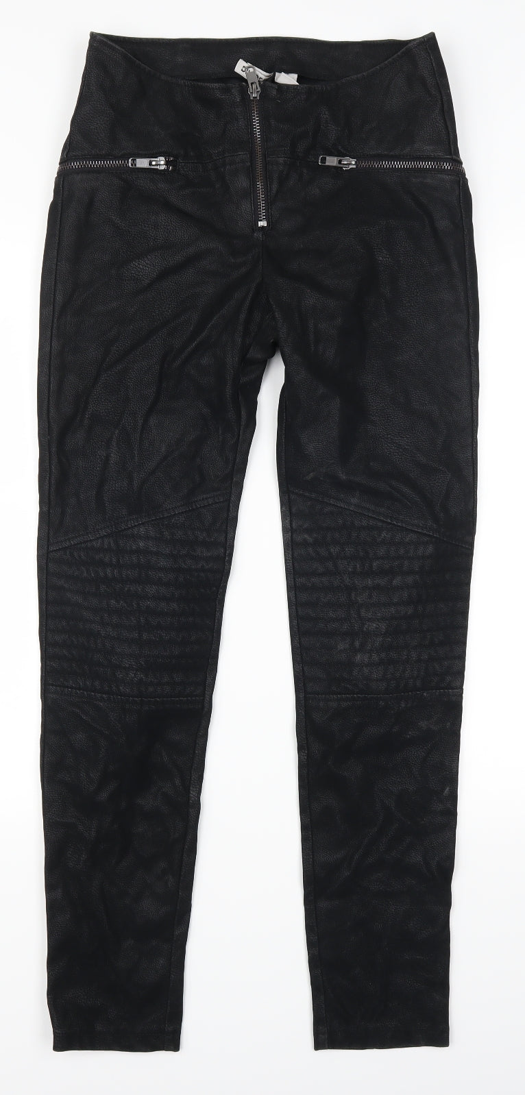 H&M Womens Black   Trousers  Size 14 L29.5 in