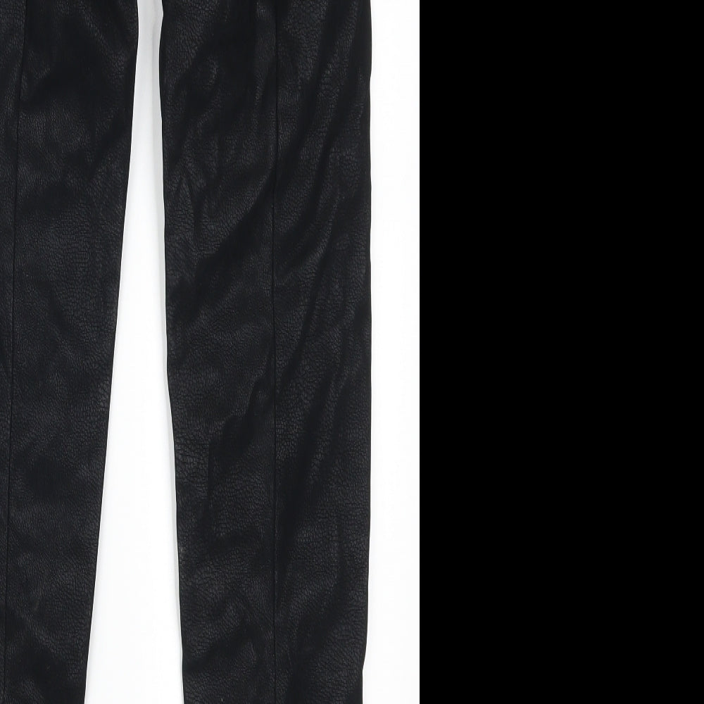 H&M Womens Black   Trousers  Size 14 L29.5 in