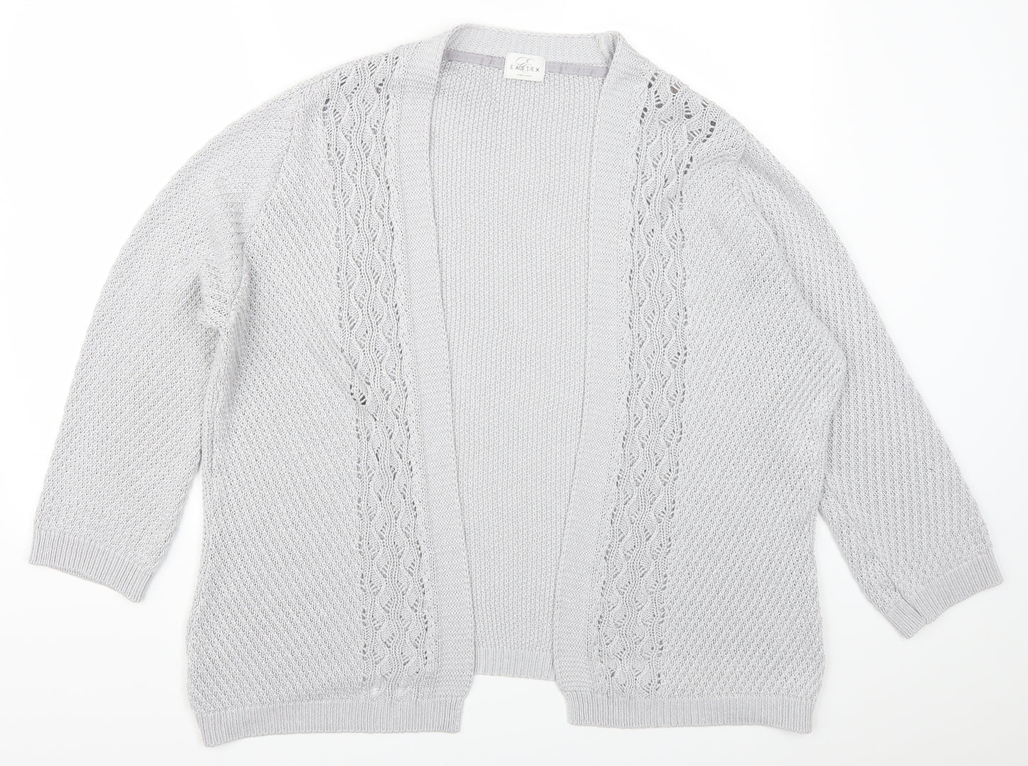 Eastex Womens Grey   Cardigan Jumper Size 18