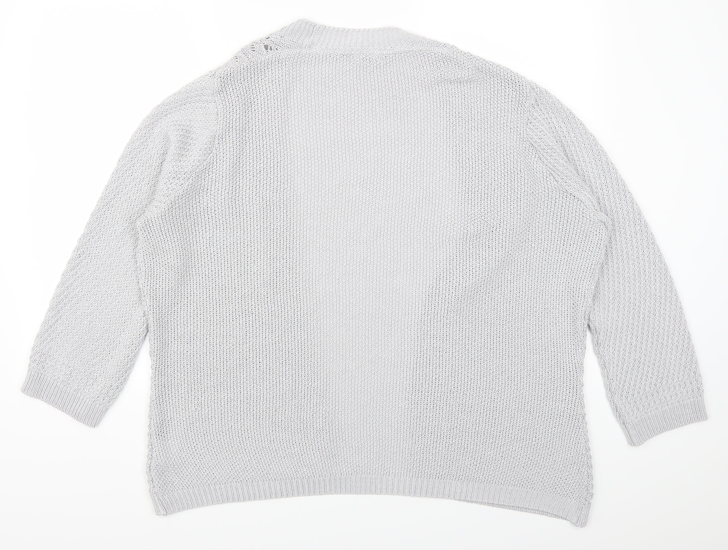 Eastex Womens Grey   Cardigan Jumper Size 18