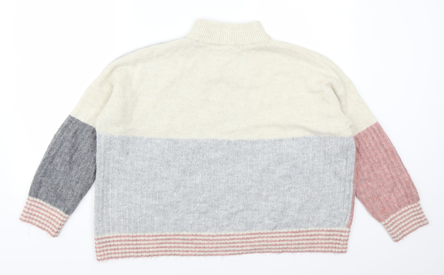 George Womens Multicoloured Striped  Pullover Jumper Size XL  - Colour Block