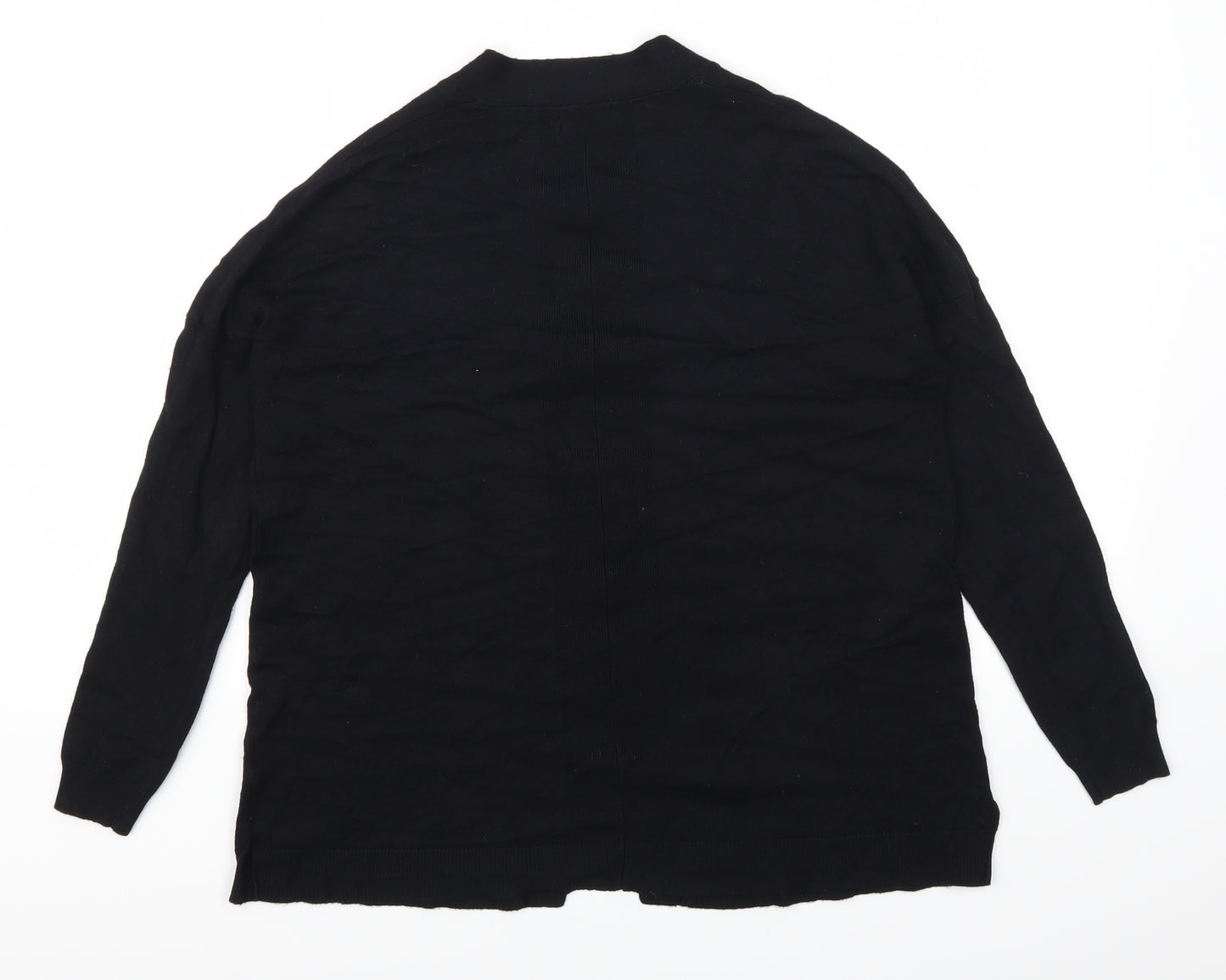 M&Co Womens Black   Cardigan Jumper Size 8
