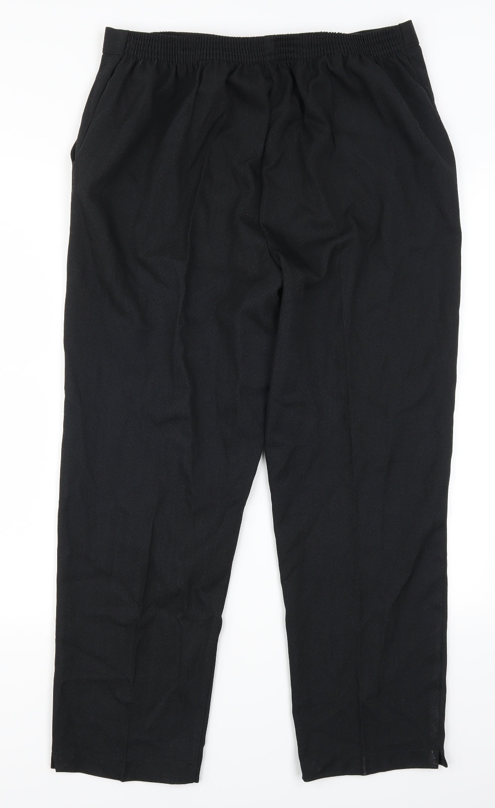 Preworn Womens Black   Trousers  Size 20 L27 in