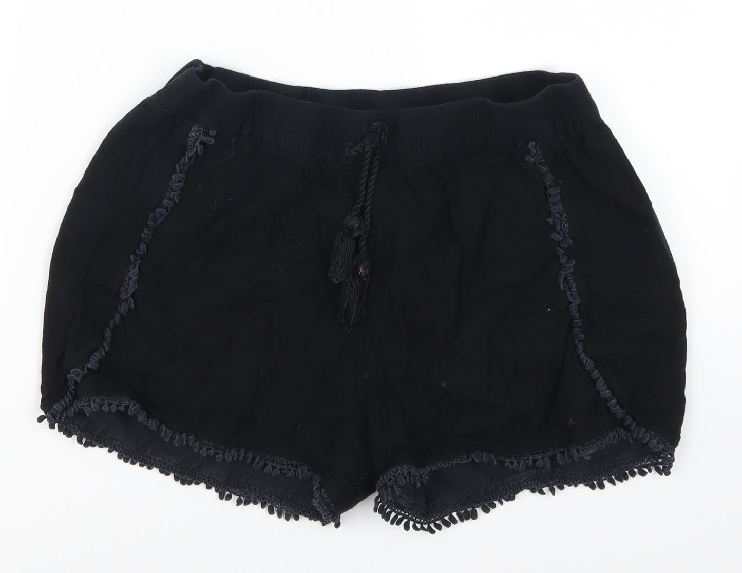 NEXT Girls Black   Mom Shorts Size 12 Years