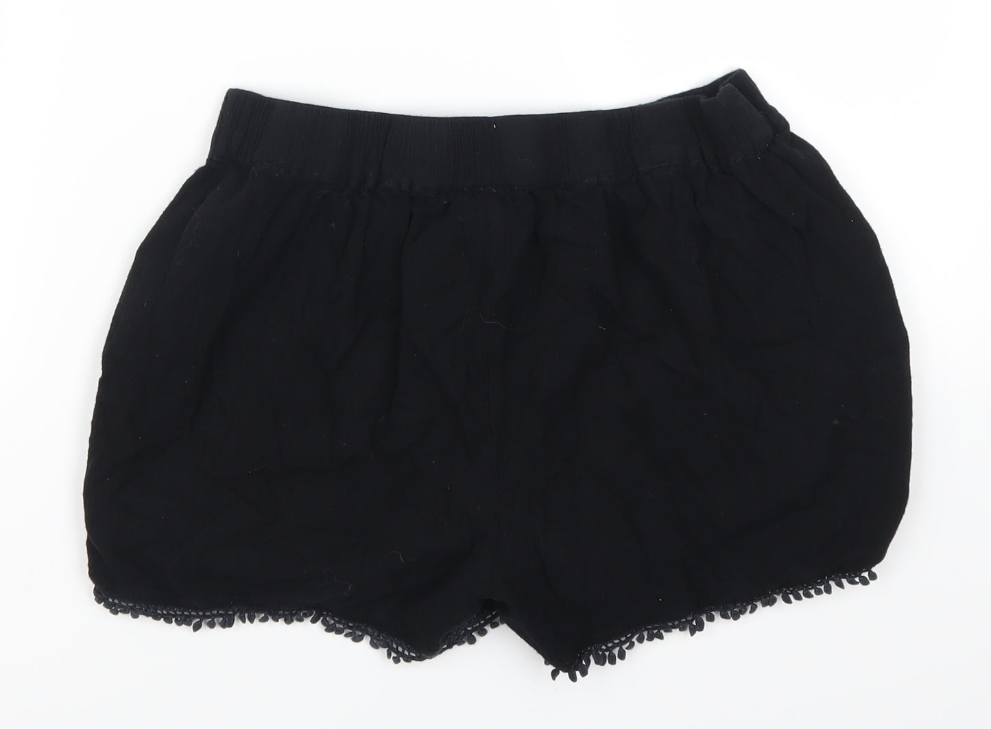 NEXT Girls Black   Mom Shorts Size 12 Years