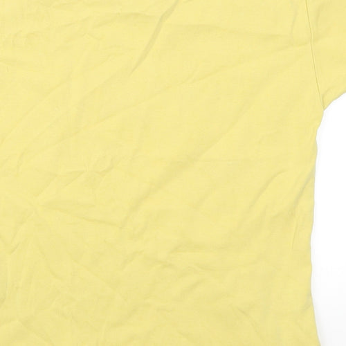 Lee Cooper Womens Yellow   Basic T-Shirt Size S  - Dragonfly Island