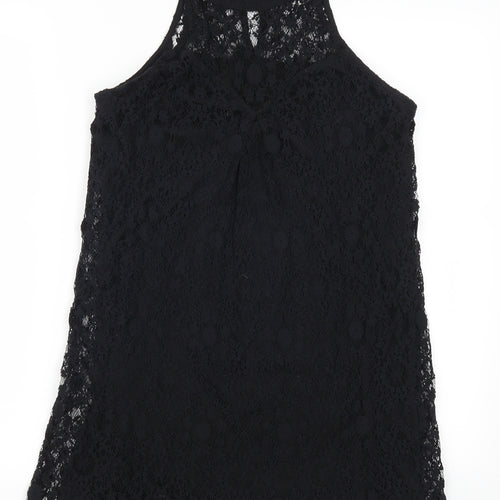 Monteau Womens Black  Lace Mini  Size S