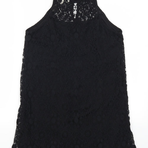 Monteau Womens Black  Lace Mini  Size S