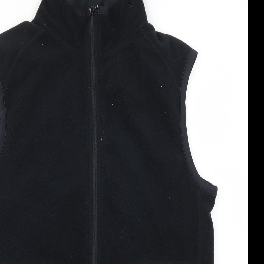 Marks and Spencer Mens Black  Fleece Gilet Jacket Size M