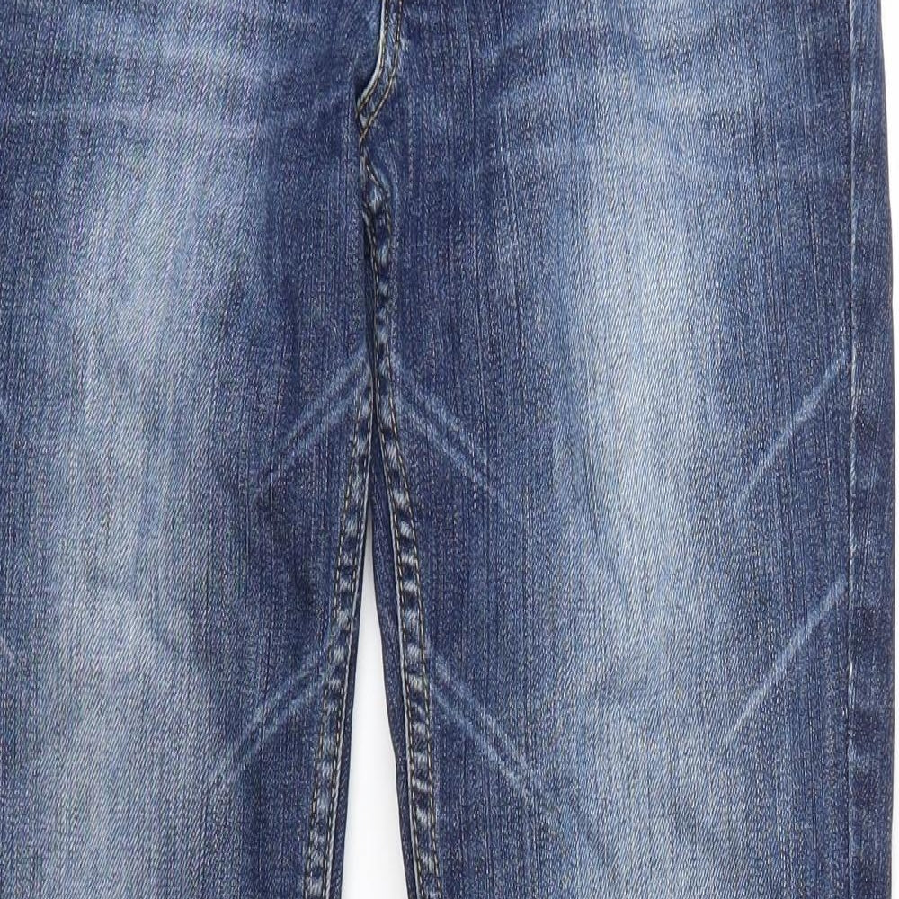 Lee Womens Blue  Denim Bootcut Jeans Size 28 in L30 in