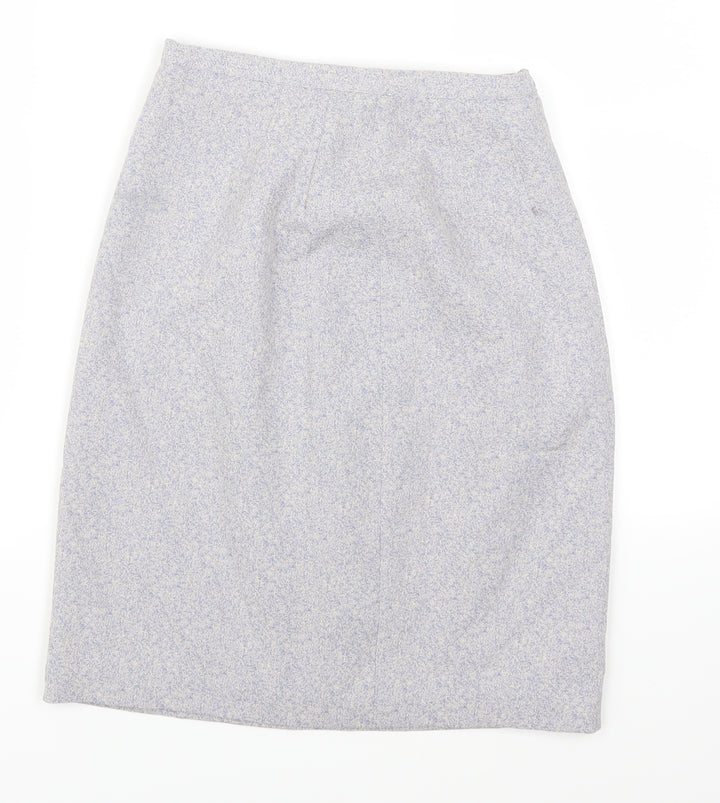 Preworn Womens Purple Straight & Pencil Skirt Size 10