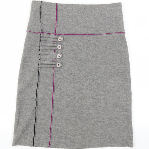 Preworn Womens Grey   Straight & Pencil Skirt Size 29 in