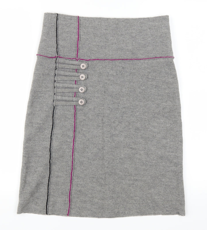 Preworn Womens Grey   Straight & Pencil Skirt Size 29 in