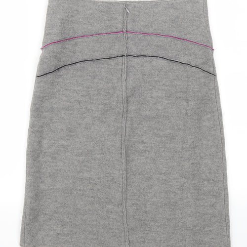 Preworn Womens Grey   Straight & Pencil Skirt Size 29 in