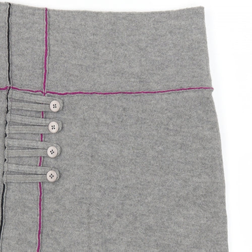 Preworn Womens Grey   Straight & Pencil Skirt Size 29 in