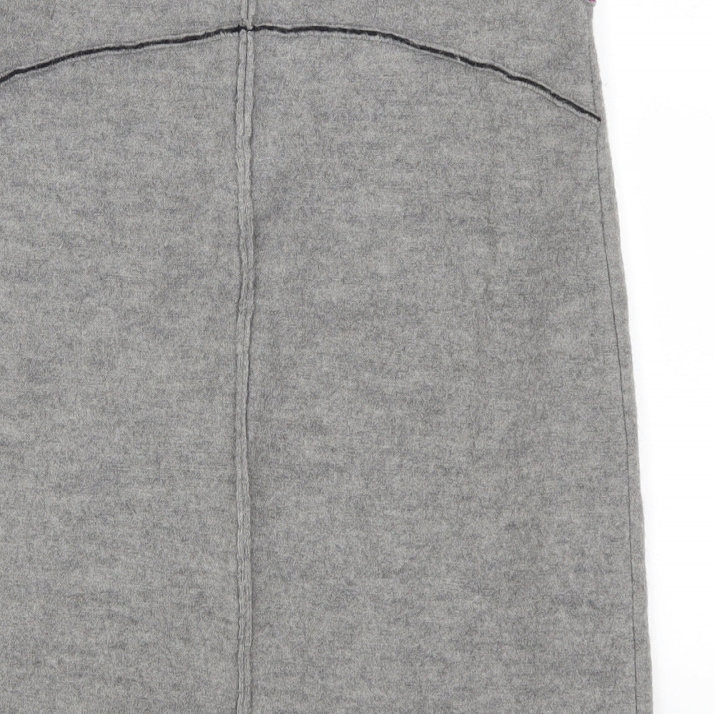 Preworn Womens Grey   Straight & Pencil Skirt Size 29 in