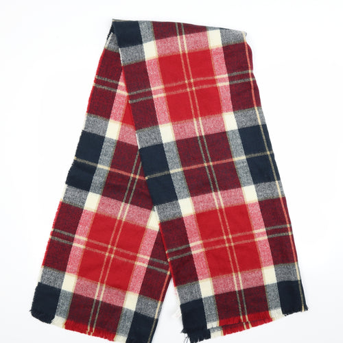Preworn Womens Red Check   Shawl/Wrap