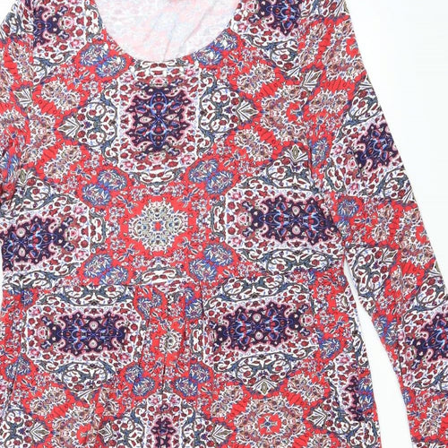 Together Womens Multicoloured Floral  T-Shirt Dress  Size 18