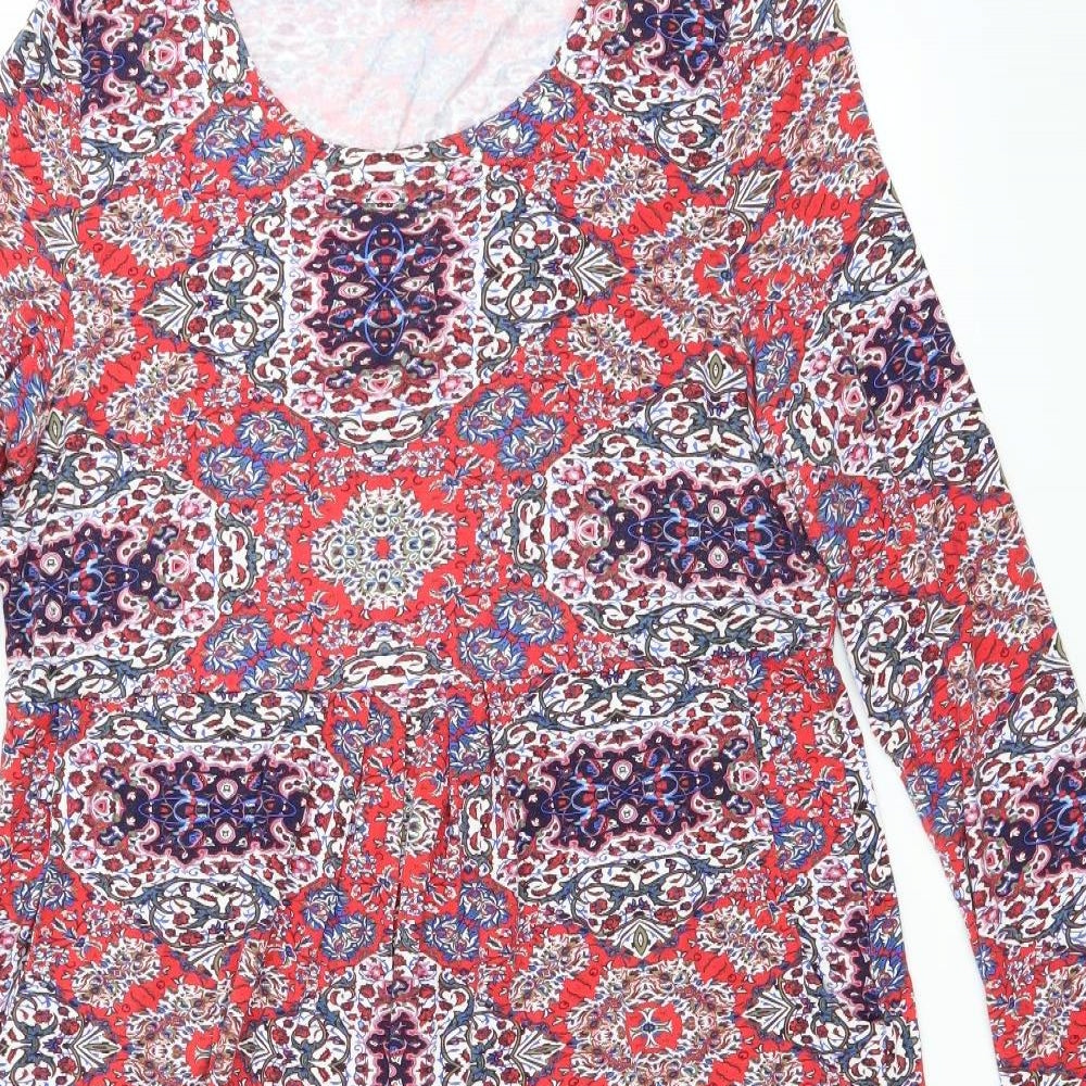 Together Womens Multicoloured Floral  T-Shirt Dress  Size 18