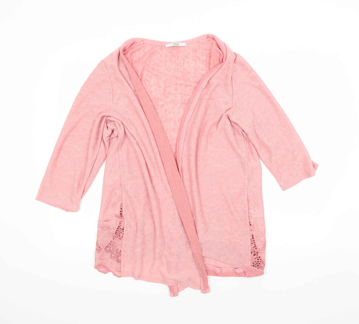 George Womens Pink   Cardigan Jumper Size 20