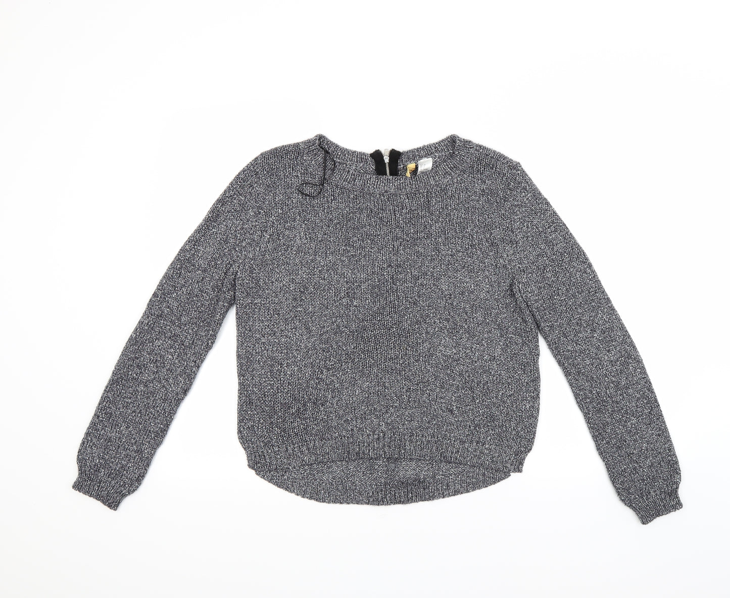 H&M Womens Silver   Pullover Jumper Size 10