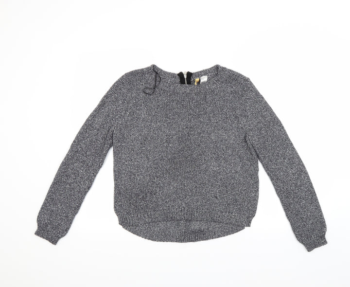 H&M Womens Silver   Pullover Jumper Size 10