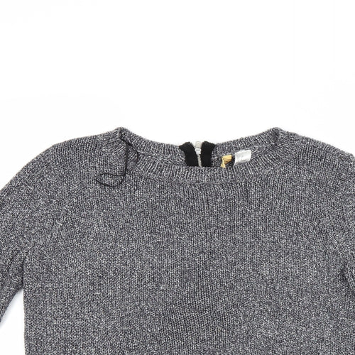 H&M Womens Silver   Pullover Jumper Size 10