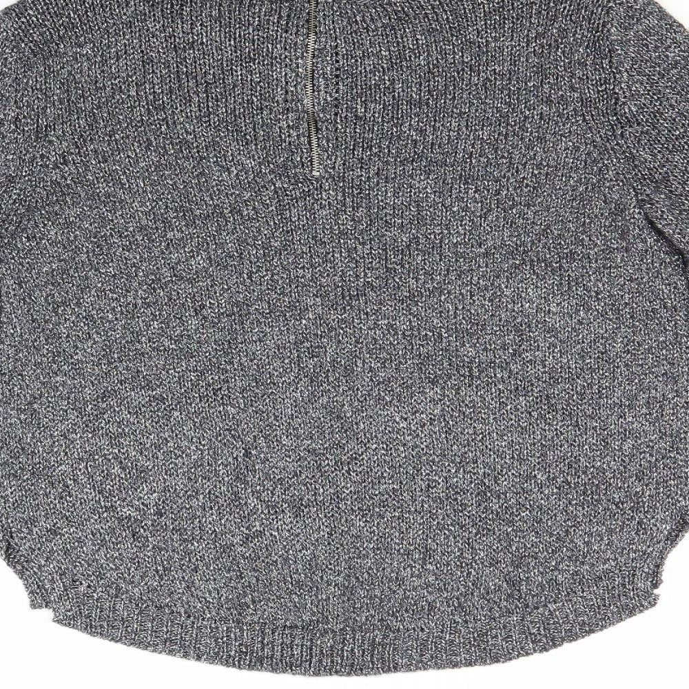 H&M Womens Silver   Pullover Jumper Size 10