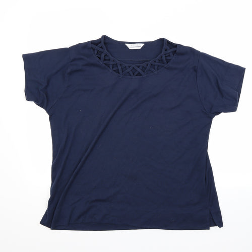 Instyle Womens Blue   Basic T-Shirt Size M