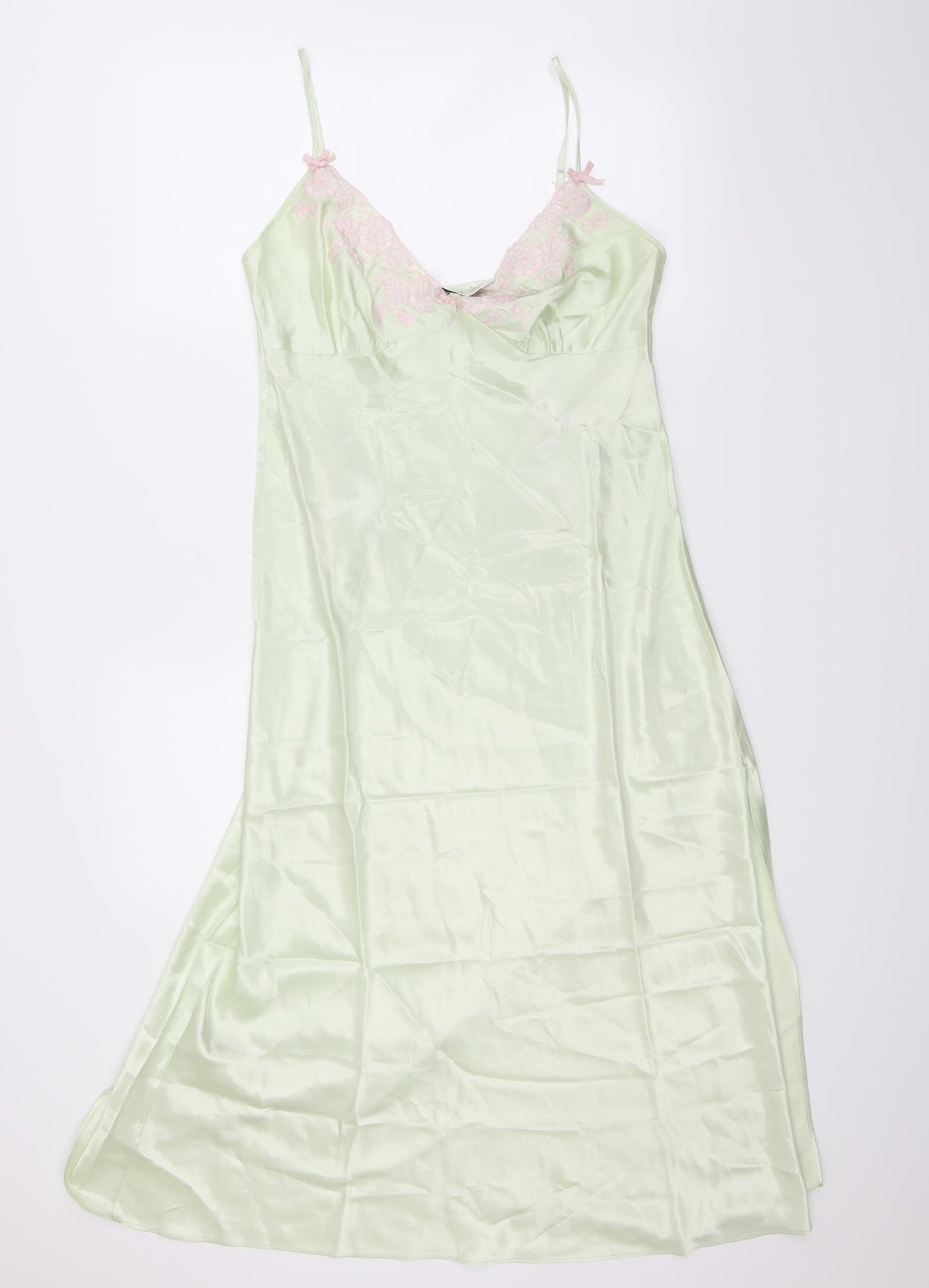 BHS Womens Green  Rayon Top Dress Size 12