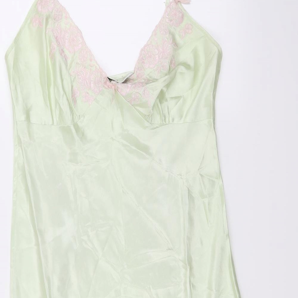 BHS Womens Green  Rayon Top Dress Size 12