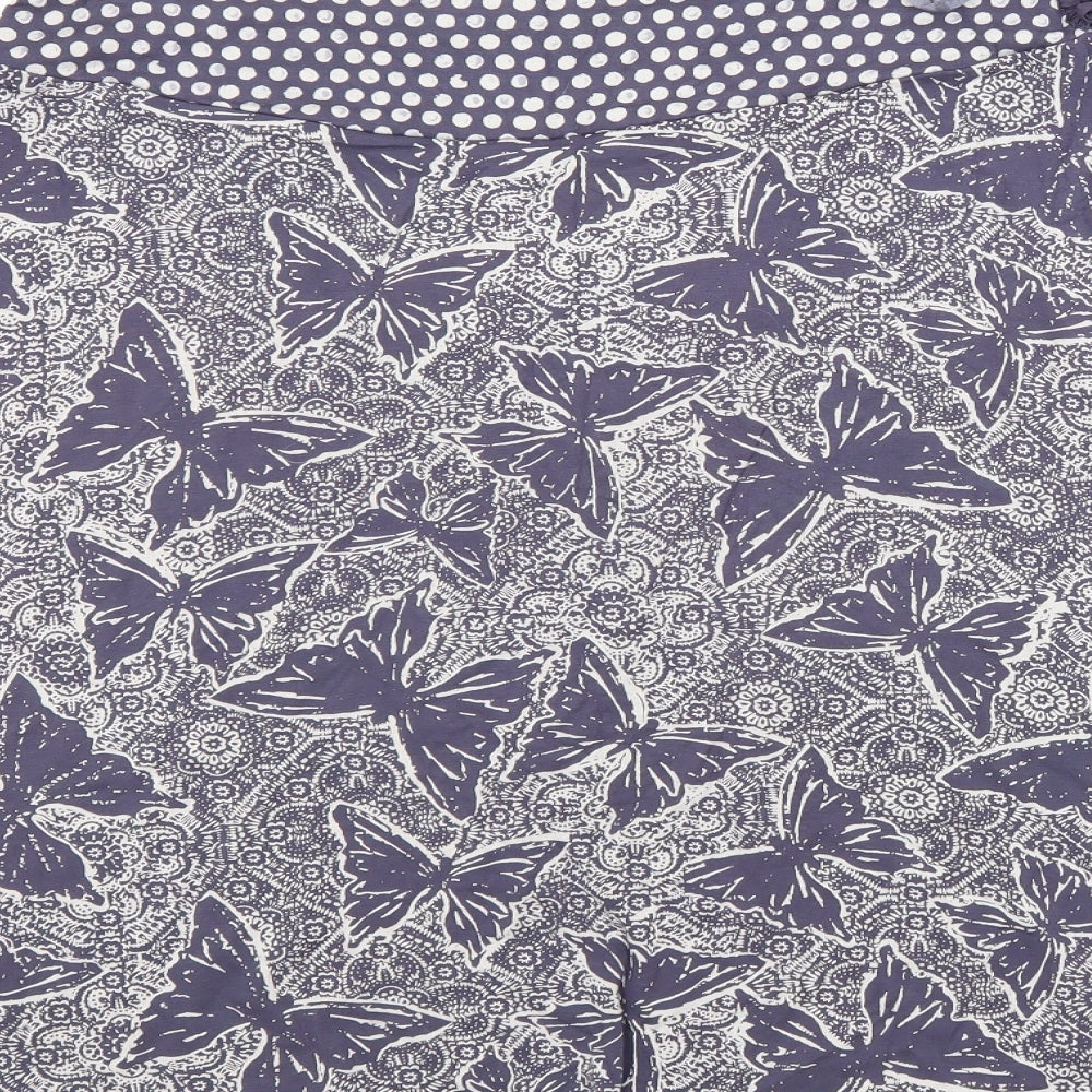 White Stuff Womens Blue Floral  Flare Skirt Size 12
