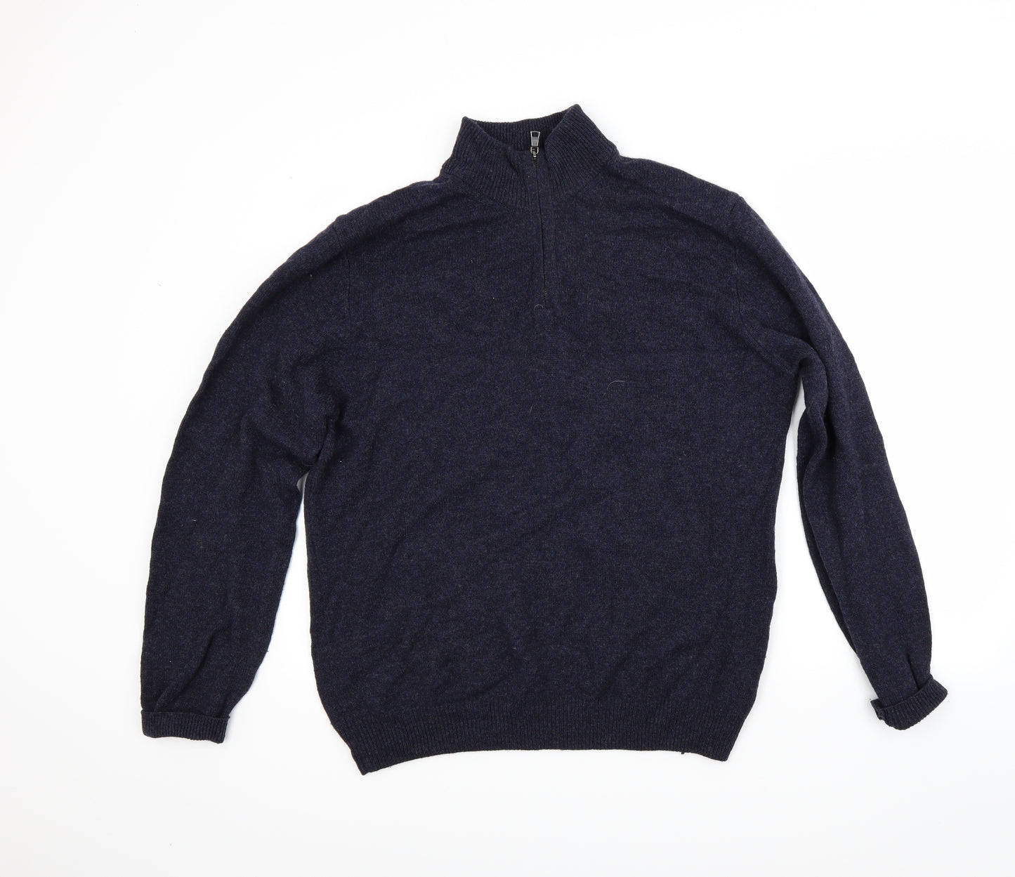 Marks and Spencer Mens Blue   Pullover Jumper Size L