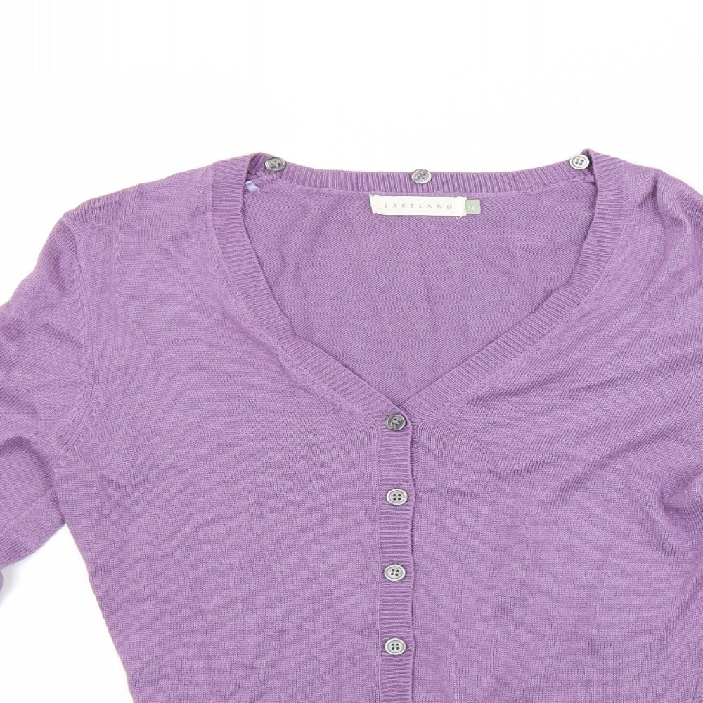 Lakeland Womens Purple   Pullover Jumper Size 14