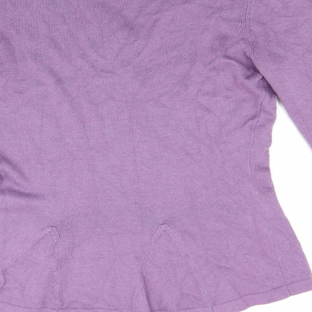 Lakeland Womens Purple   Pullover Jumper Size 14