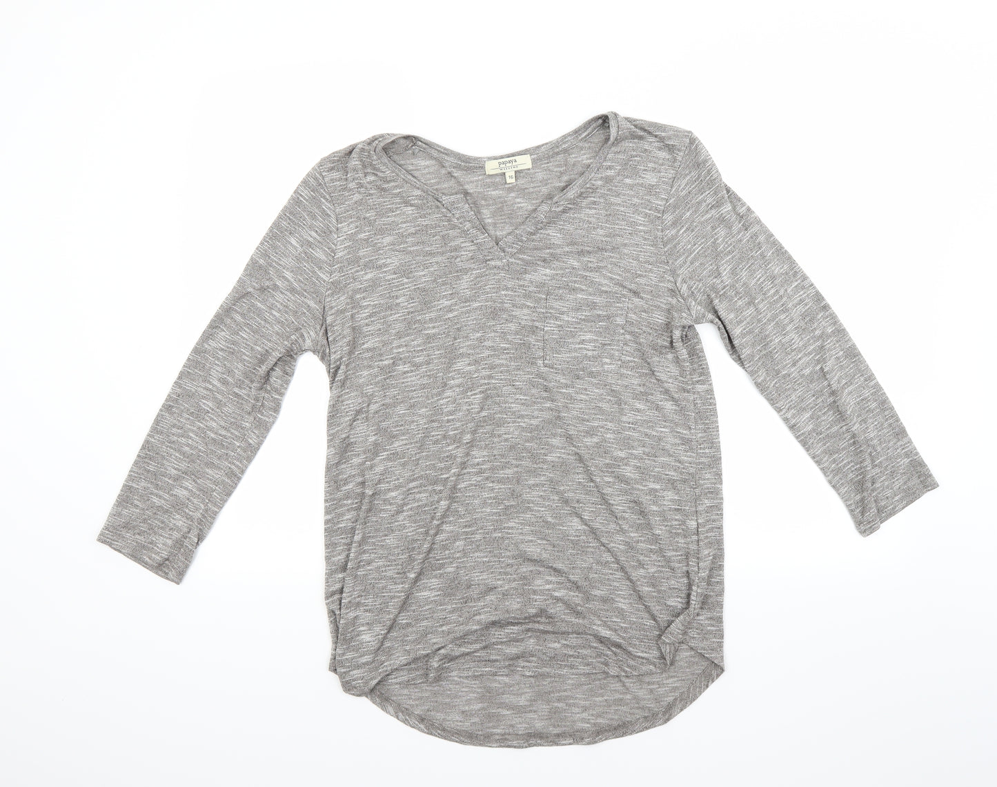 Papaya Womens Grey   Pullover Jumper Size 16