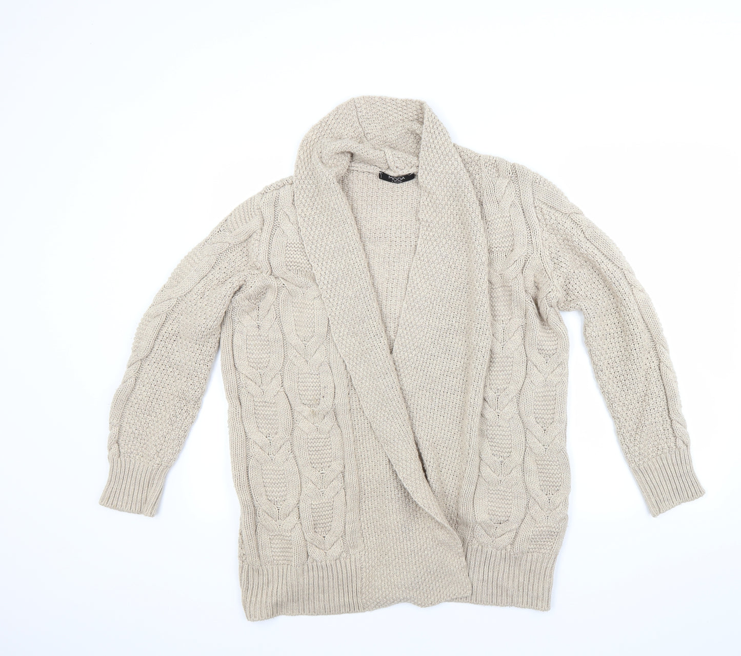 George Womens Beige   Cardigan Jumper Size 14