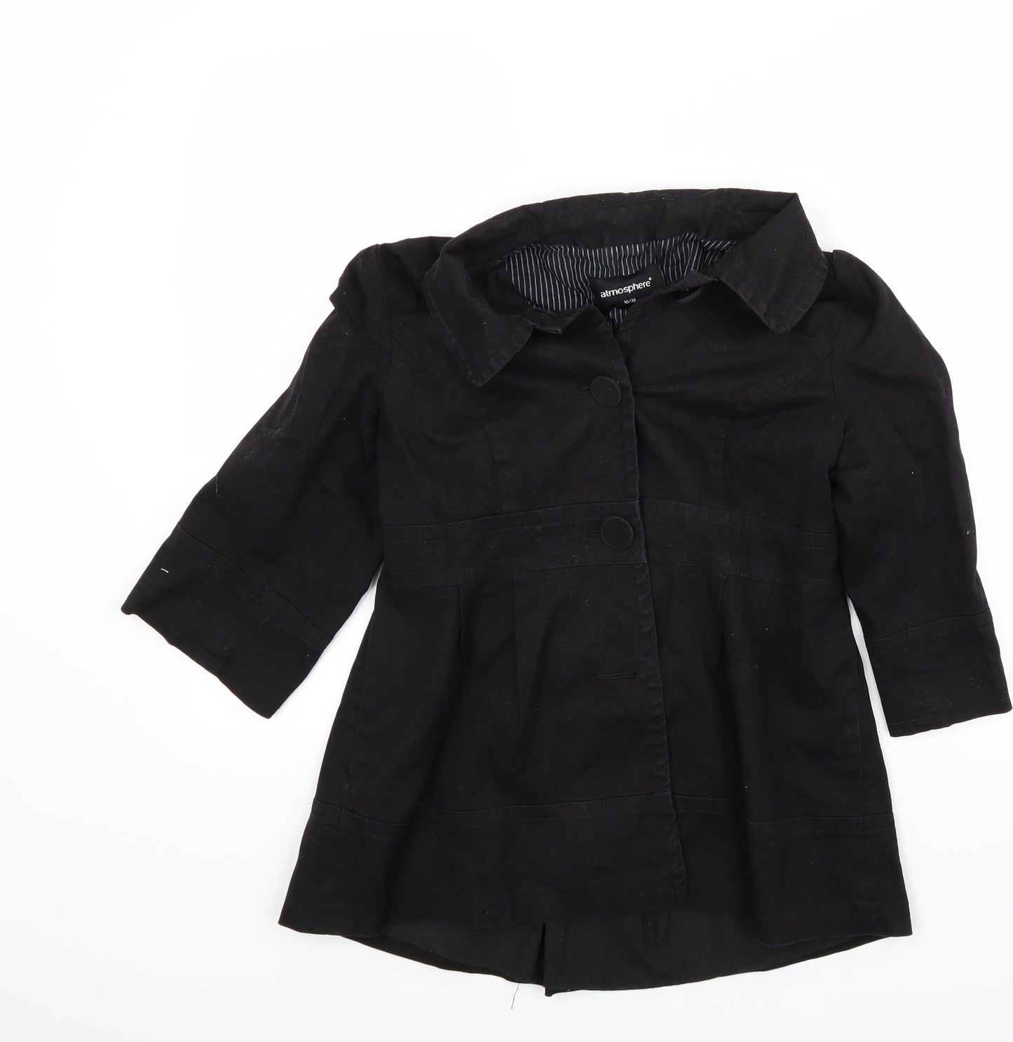 Atmosphere Womens Black   Pea Coat Coat Size 10