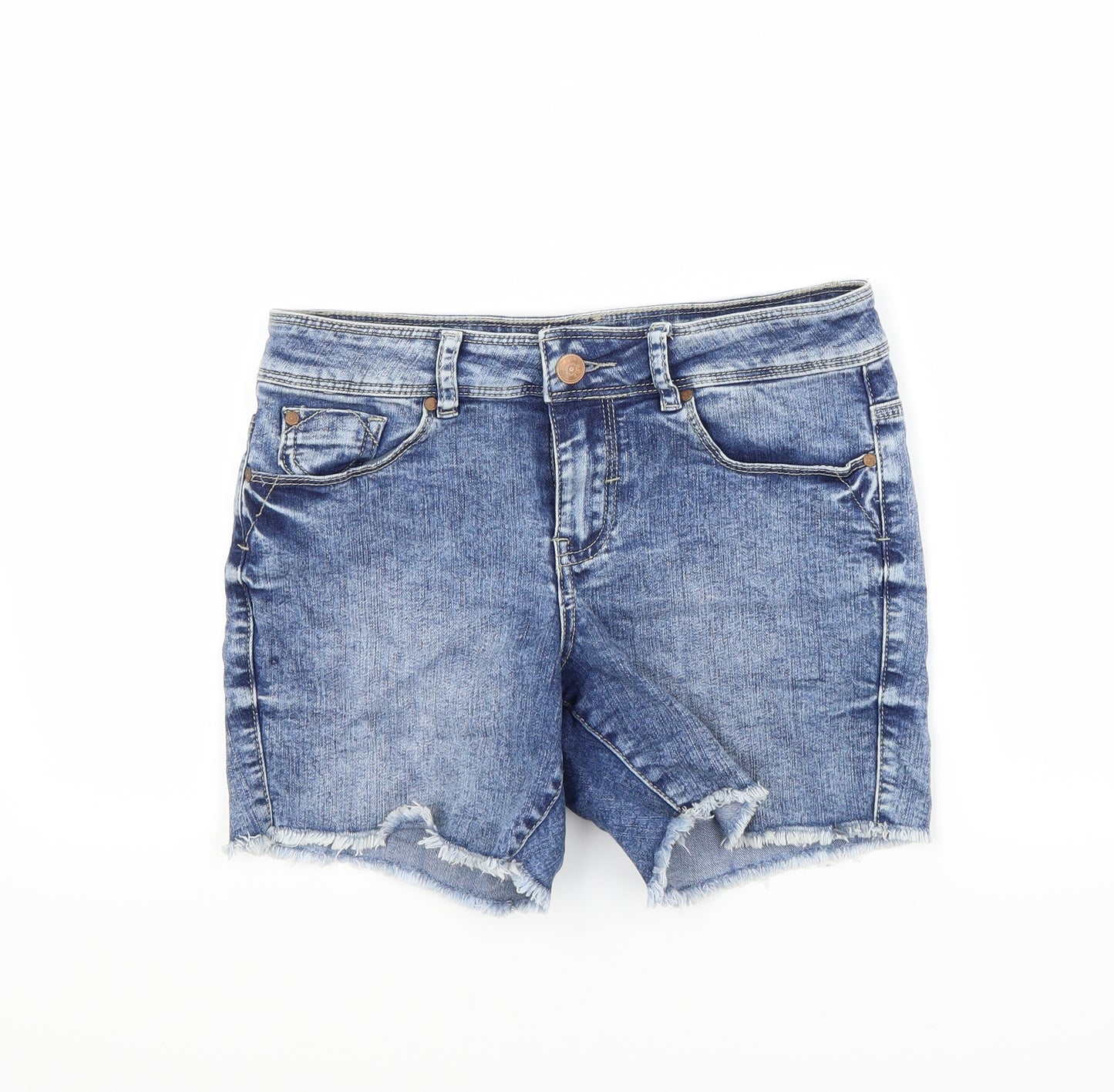 George Womens Blue  Denim Cut-Off Shorts Size 8