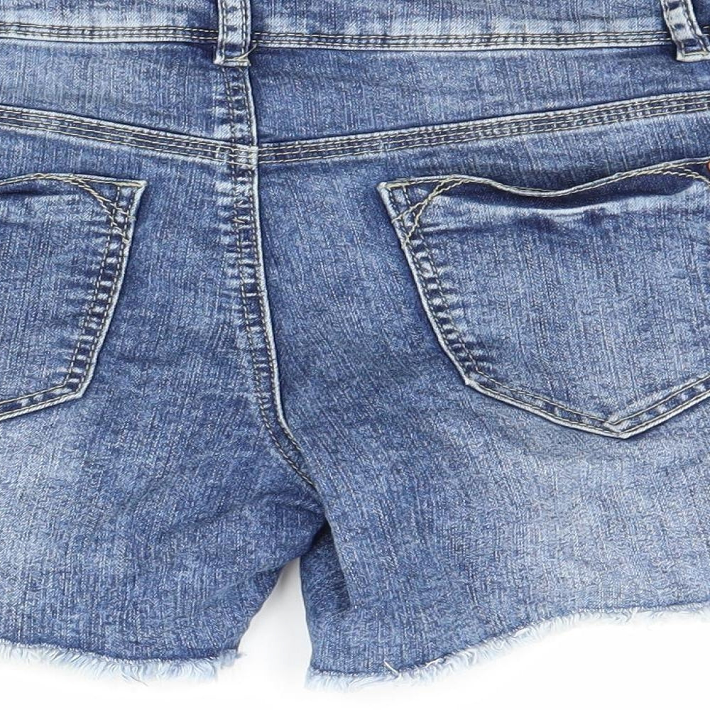 George Womens Blue  Denim Cut-Off Shorts Size 8