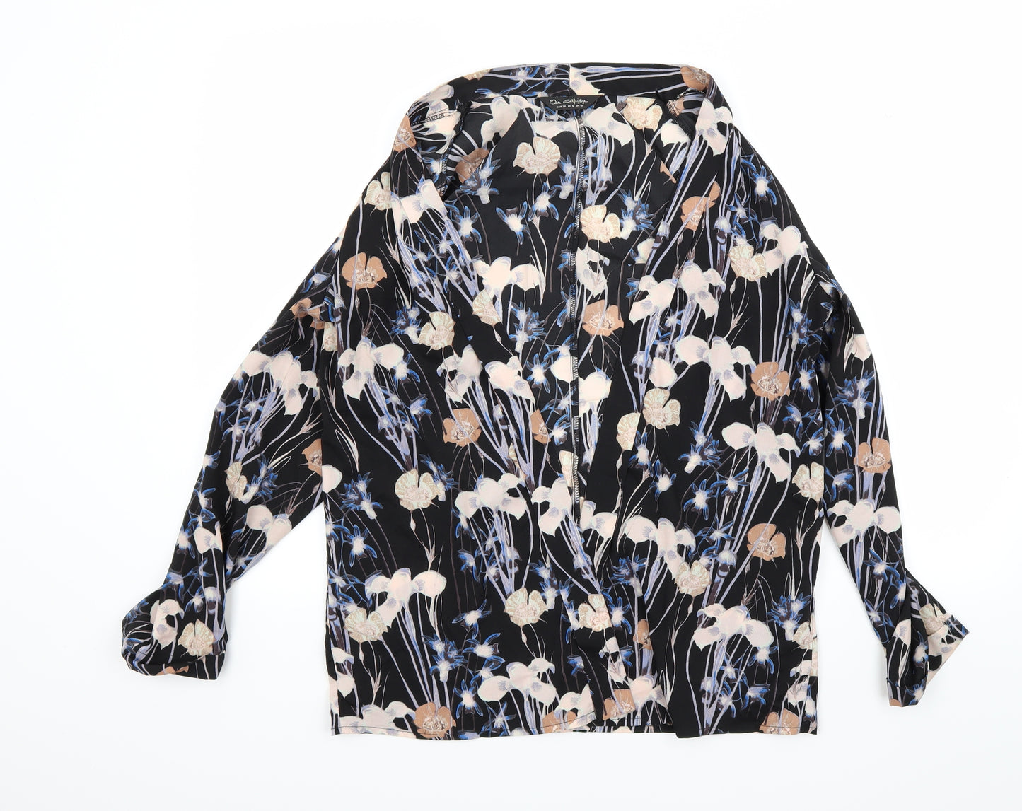 Miss Selfridge Womens Multicoloured Floral  Basic Blouse Size 10
