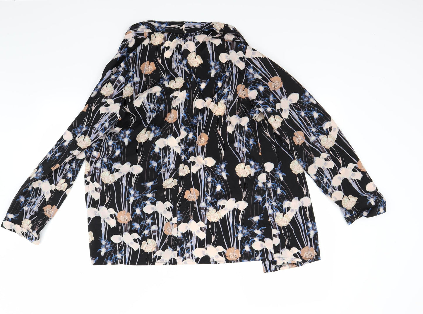 Miss Selfridge Womens Multicoloured Floral  Basic Blouse Size 10