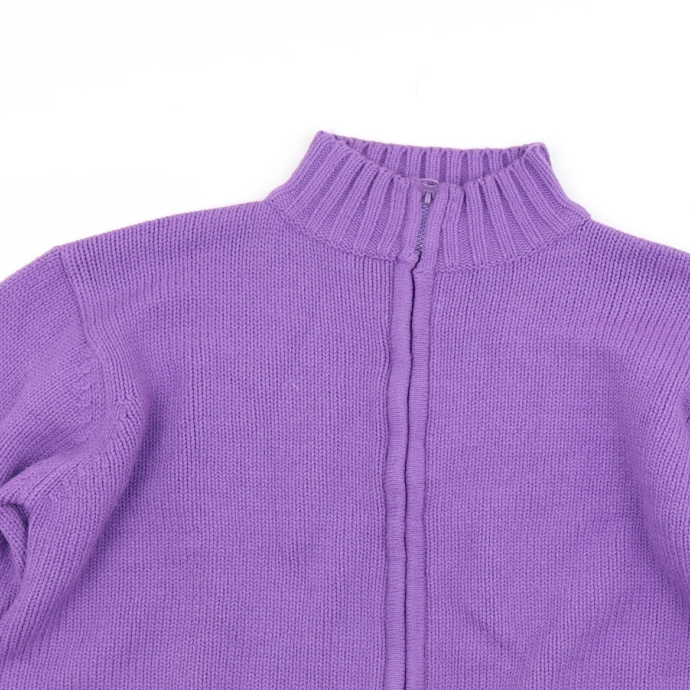 Classic Womens Purple   Cardigan Jumper Size 14