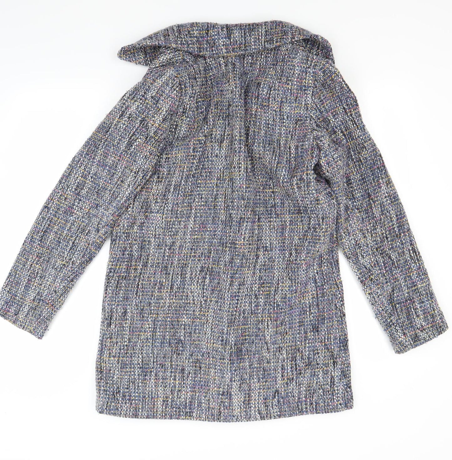 Marks and Spencer Womens Multicoloured   Overcoat Coat Size 10