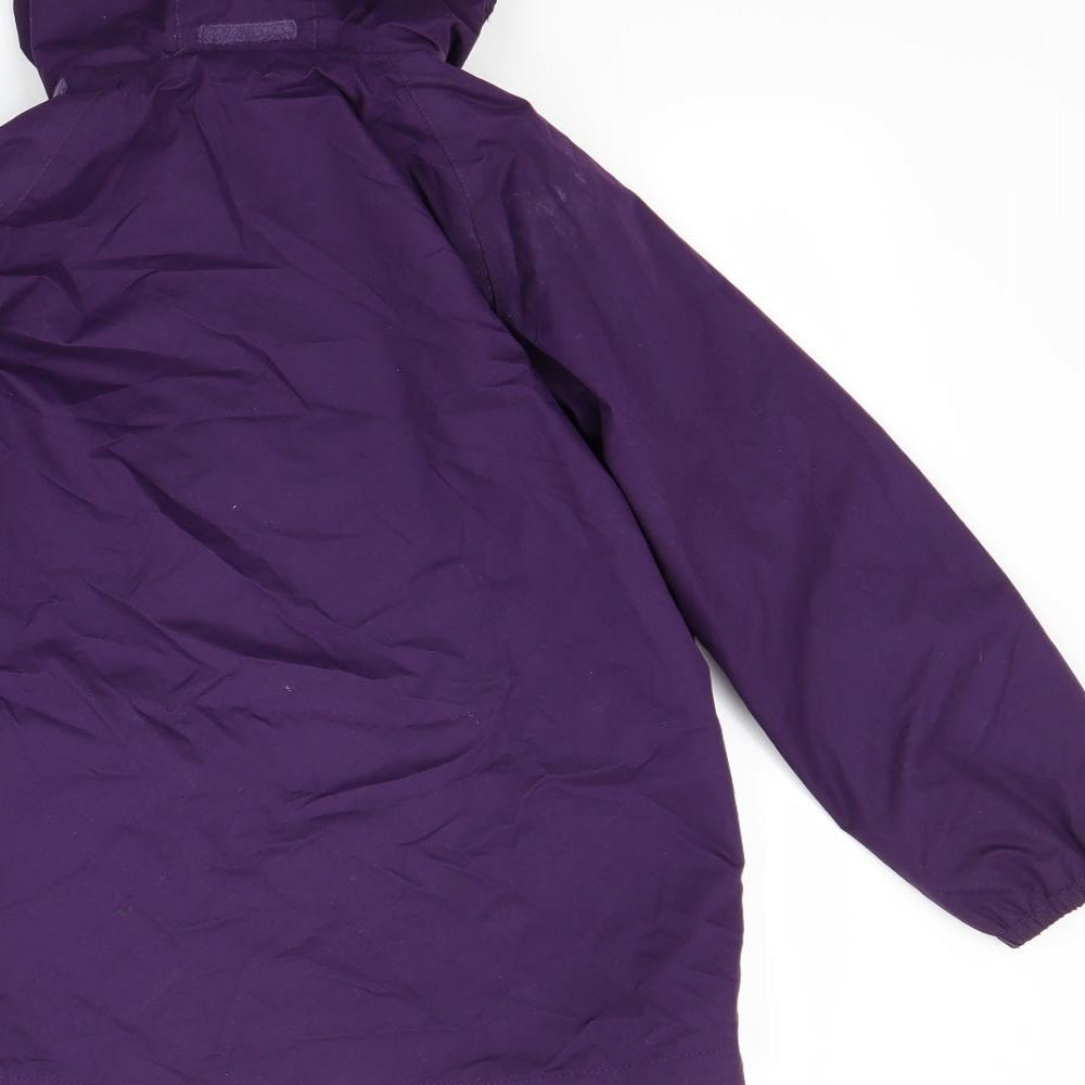 Peter Storm Girls Purple   Windbreaker Coat Size 9-10 Years