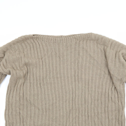 Missyempire Womens Brown   Pullover Jumper Size L