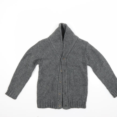 NEXT Girls Grey   Cardigan Jumper Size 10 Years